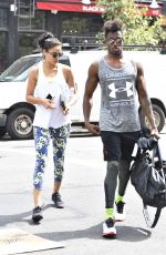 SHANINA SHAIK at a Gym in New York 08/31/2016