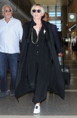 SHARON STONE at Los Angeles International Airport 09/02/2016