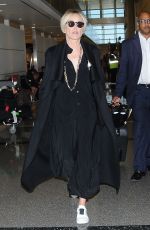 SHARON STONE at Los Angeles International Airport 09/02/2016
