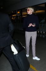 SHARON STONE at Los Angeles International Airport 09/11/2016