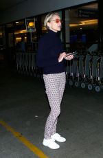 SHARON STONE at Los Angeles International Airport 09/11/2016