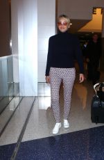 SHARON STONE at Los Angeles International Airport 09/11/2016