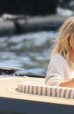 SIENNA MILLER at a Boat in Antibes 09/23/2016