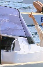 SIENNA MILLER at a Boat in Antibes 09/23/2016