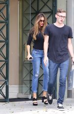SOFIA VERGARA Leaves Mayfair in West Hollywood 09/13/2016