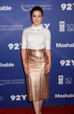 SOPHIA BUSH at 2016 Social Good Summit in New York 09/18/2016