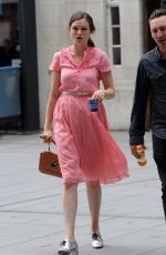 SOPHIE ELIS-BEXTOR Arrives at BBC Radio 1 Studio in London 09/02/2016