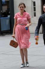 SOPHIE ELIS-BEXTOR Arrives at BBC Radio 1 Studio in London 09/02/2016
