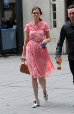 SOPHIE ELIS-BEXTOR Arrives at BBC Radio 1 Studio in London 09/02/2016