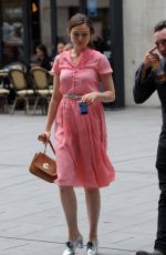 SOPHIE ELIS-BEXTOR Arrives at BBC Radio 1 Studio in London 09/02/2016