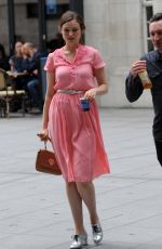 SOPHIE ELIS-BEXTOR Arrives at BBC Radio 1 Studio in London 09/02/2016