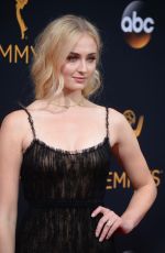 SOPHIE TURNER at 68th Annual Primetime Emmy Awards in Los Angeles 09/18/2016