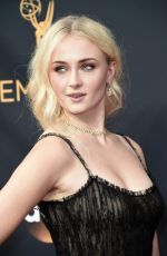 SOPHIE TURNER at 68th Annual Primetime Emmy Awards in Los Angeles 09/18/2016