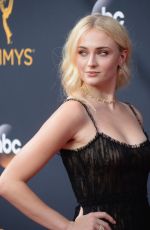 SOPHIE TURNER at 68th Annual Primetime Emmy Awards in Los Angeles 09/18/2016