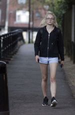 SOPHIE TURNER Out and About in London 08/26/2016