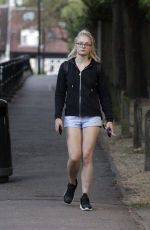 SOPHIE TURNER Out and About in London 08/26/2016