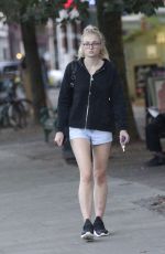 SOPHIE TURNER Out and About in London 08/26/2016