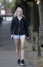 SOPHIE TURNER Out and About in London 08/26/2016