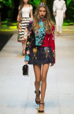STELLA MAXWELL on the Runway at Dolce & Gabbana Spring/Summer 2017 Fashion Show in Milan 09/25/2016