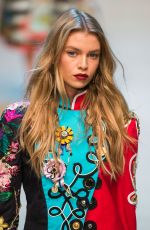 STELLA MAXWELL on the Runway at Dolce & Gabbana Spring/Summer 2017 Fashion Show in Milan 09/25/2016