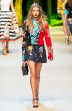 STELLA MAXWELL on the Runway at Dolce & Gabbana Spring/Summer 2017 Fashion Show in Milan 09/25/2016