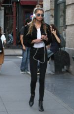 STELLA MAXWELL Out in New York 09/03/2016