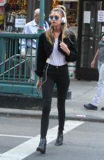 STELLA MAXWELL Out in New York 09/03/2016