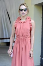 SUKI WATERHOUSE Leaves Excelsior Hotel in Venice 09/06/2016
