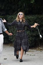SUKI WATERHOUSE Out and About in Venice 09/07/2016