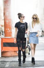TAYLOR HILL and ROMEE STRIJD Out in New York 09/04/2016