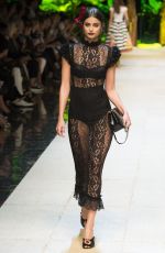 TAYLOR HILL on the Runway at Dolce & Gabbana Fashion Show at Milan Fashion Week 09/25/2016