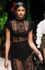 TAYLOR HILL on the Runway at Dolce & Gabbana Fashion Show at Milan Fashion Week 09/25/2016