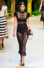 TAYLOR HILL on the Runway at Dolce & Gabbana Fashion Show at Milan Fashion Week 09/25/2016