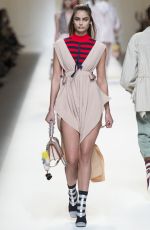 TAYLOR HILL on the Runway at Fendi Fashion Show in Milan 09/22/2016