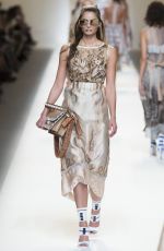 TAYLOR HILL on the Runway at Fendi Fashion Show in Milan 09/22/2016