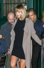 TAYLOR SWIFT and CARA DELEVINGNE Night Out in New York 09/26/2016