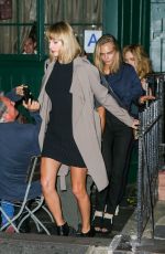 TAYLOR SWIFT and CARA DELEVINGNE Night Out in New York 09/26/2016