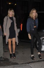 TAYLOR SWIFT and CARA DELEVINGNE Night Out in New York 09/26/2016