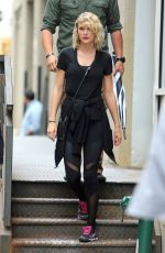 TAYLOR SWIFT Leaves a Gym in New York 09/07/2016