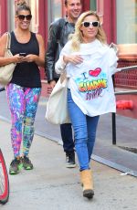 TRACY ANDERSON Out in Soho 09/16/2016