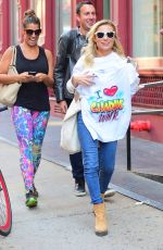 TRACY ANDERSON Out in Soho 09/16/2016