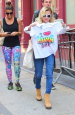 TRACY ANDERSON Out in Soho 09/16/2016