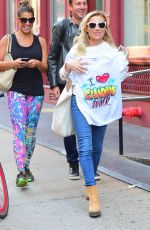 TRACY ANDERSON Out in Soho 09/16/2016