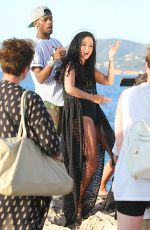 TULISA CONTOSTAVLOS in Bikini on the Set of a Music Video in Ibiza 09/01/2016