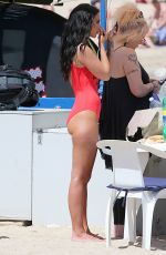 TULISA CONTOSTAVLOS in Bikini on the Set of a Music Video in Ibiza 09/01/2016