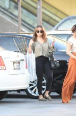 VANESSA and STELLA HUDGENS Leaves Michaels and Aq Nail Salon in Los Angeles 09/23/2016