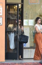 VANESSA and STELLA HUDGENS Leaves Michaels and Aq Nail Salon in Los Angeles 09/23/2016