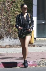 VANESSA HUDGENS at Alfred Coffee & Kitchen in West Hollywood 09/15/2016