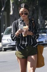 VANESSA HUDGENS at Alfred Coffee & Kitchen in West Hollywood 09/15/2016