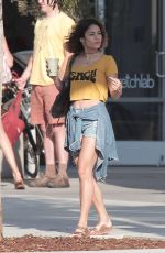 VANESSA HUDGENS in Jeans Shorts Out in Venice Beach 09/22/2016